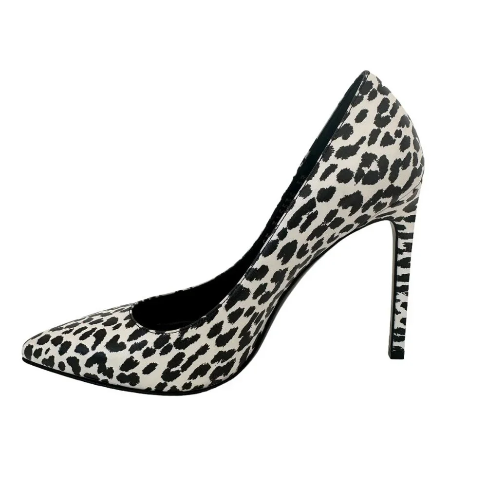 Saint Laurent Black & White Heels - Picture 2 of 6